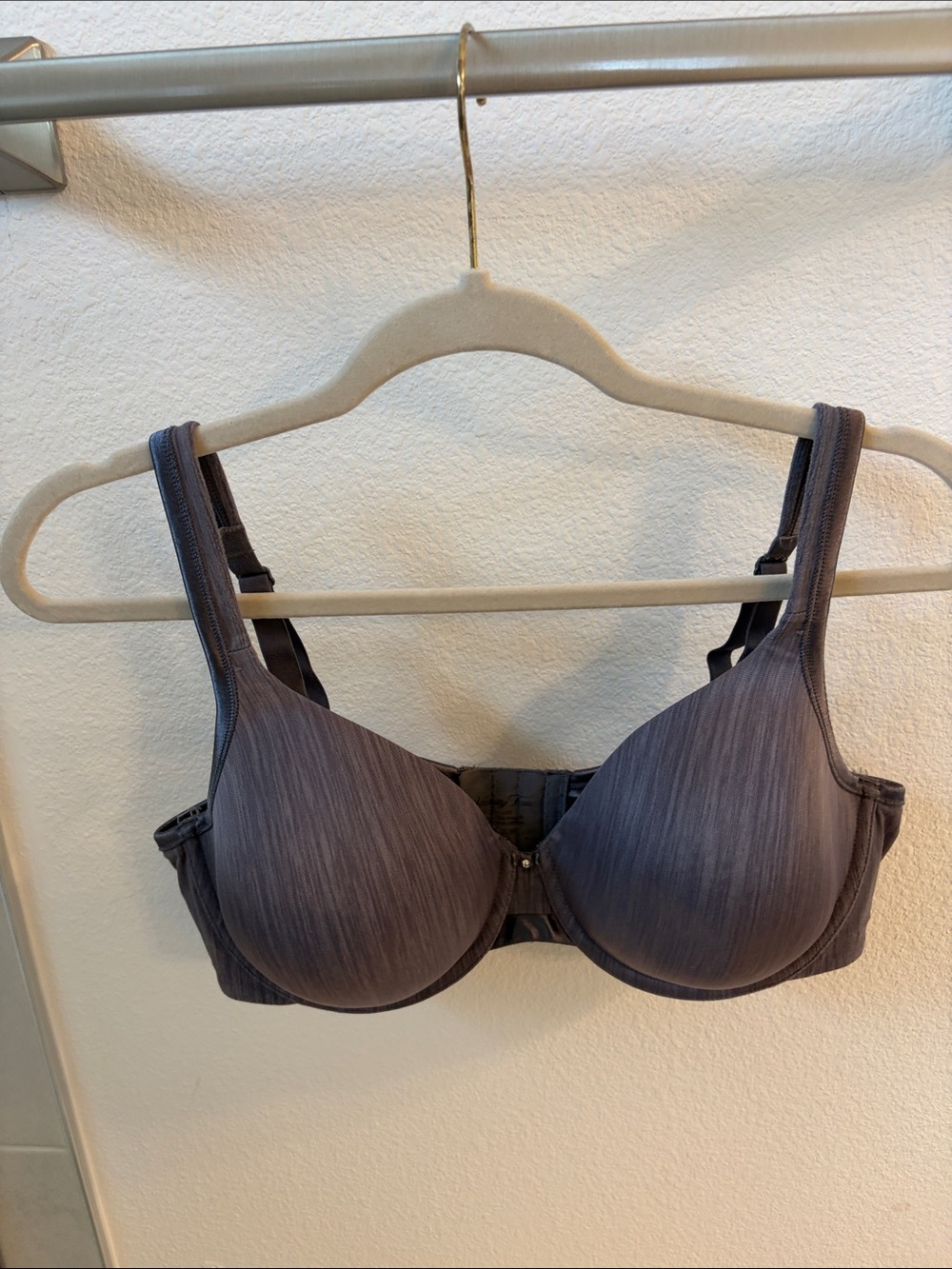 Vanity Fair Gray Bra Hook Extension Panel